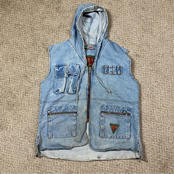 Vintage Jackets & Coats Vintage Denim Cargo Vest Poshmark